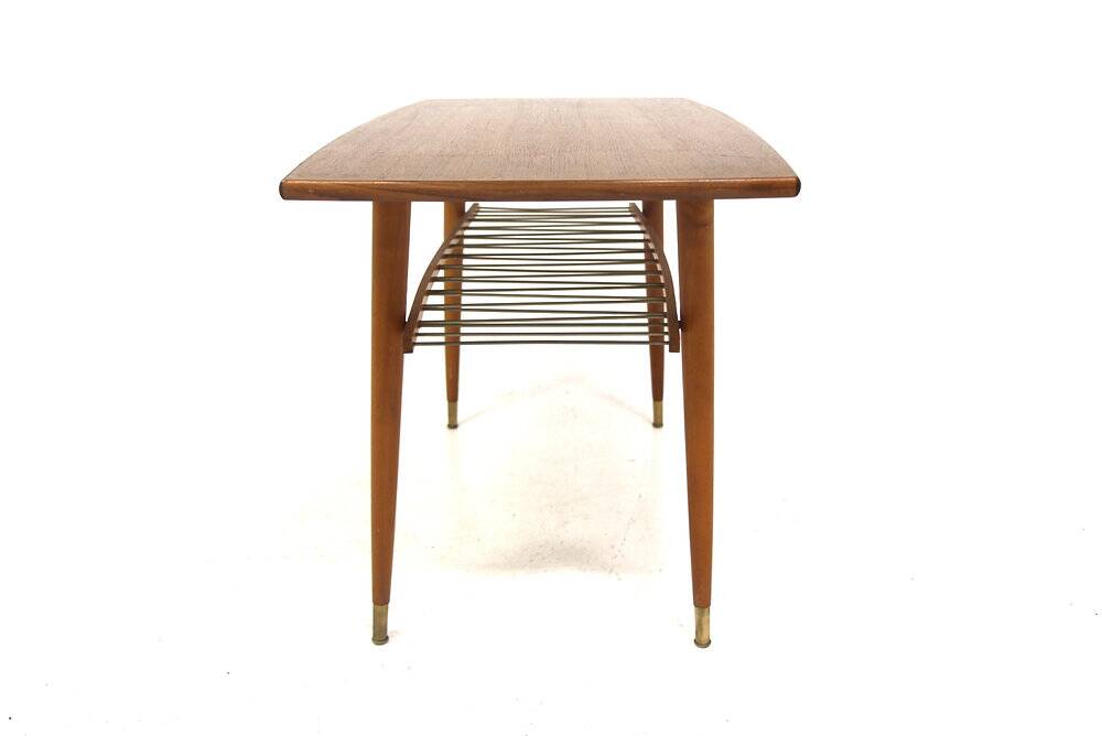 Scandinavian teak coffee table, Sweden, 1950
