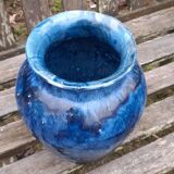 Glazed ceramic vase