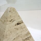 Table basse en travertin du milieu du siècle
