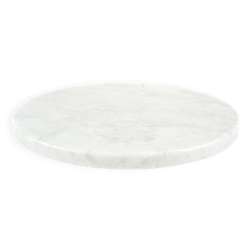 Marble platter with modernist Bauhaus-inspired form, Europe, 1970s