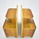 1939s set of Art Deco bedside tables, Czechoslovakia