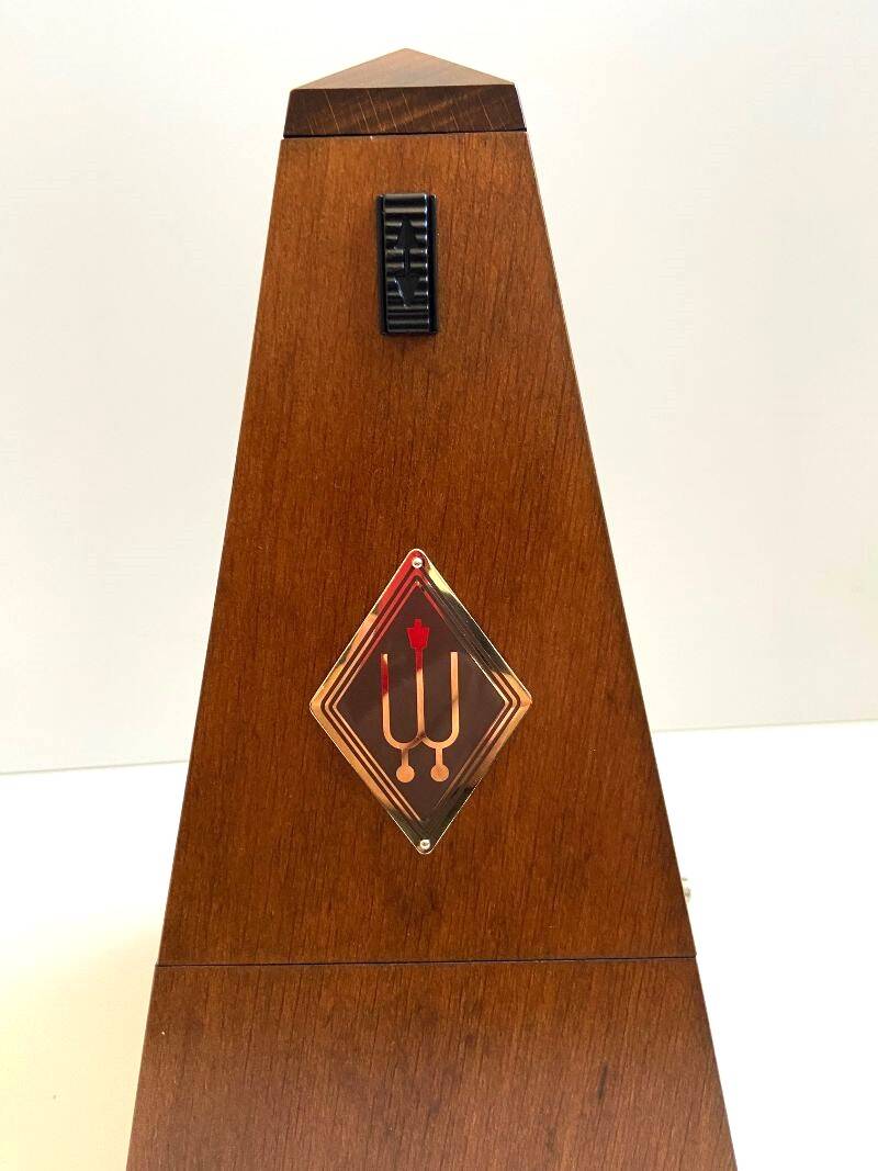 Metronome Music System Maelzel WITTNER 803M Made in W. Germany Walnut Wood