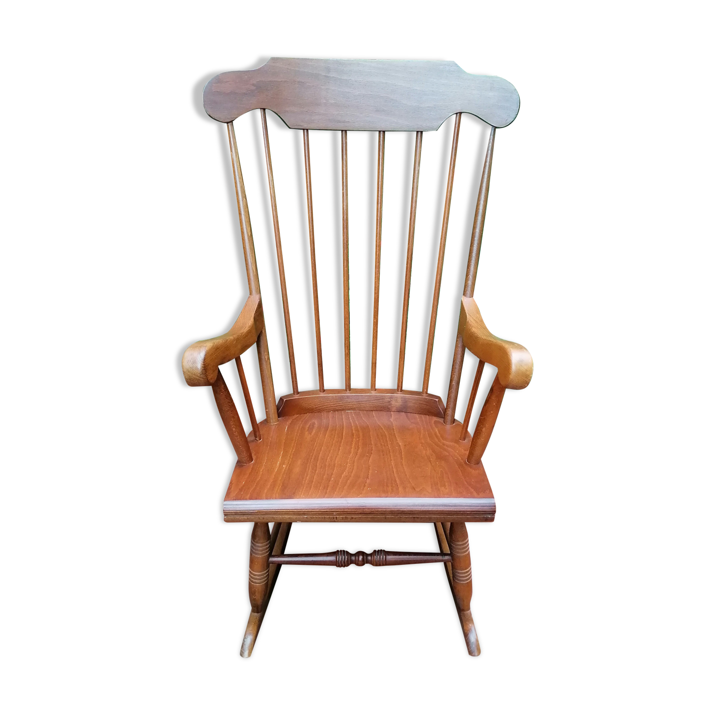Wooden rocking chair