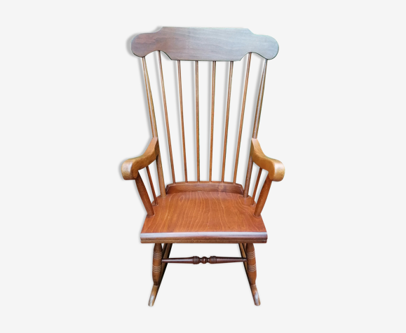Wooden rocking chair
