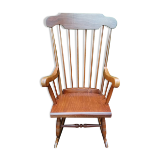 Wooden rocking chair