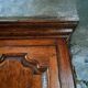 Antique English oak wardrobe with drawers, England, circa 1800–1820.