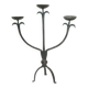 Brutalist wrought iron candlestick 1960s 20th century