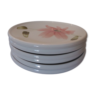 6 flat plates Sarreguemines