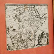 Rare original map of Ethiopia from the 17th century by Willem Janszoon Blaeu.