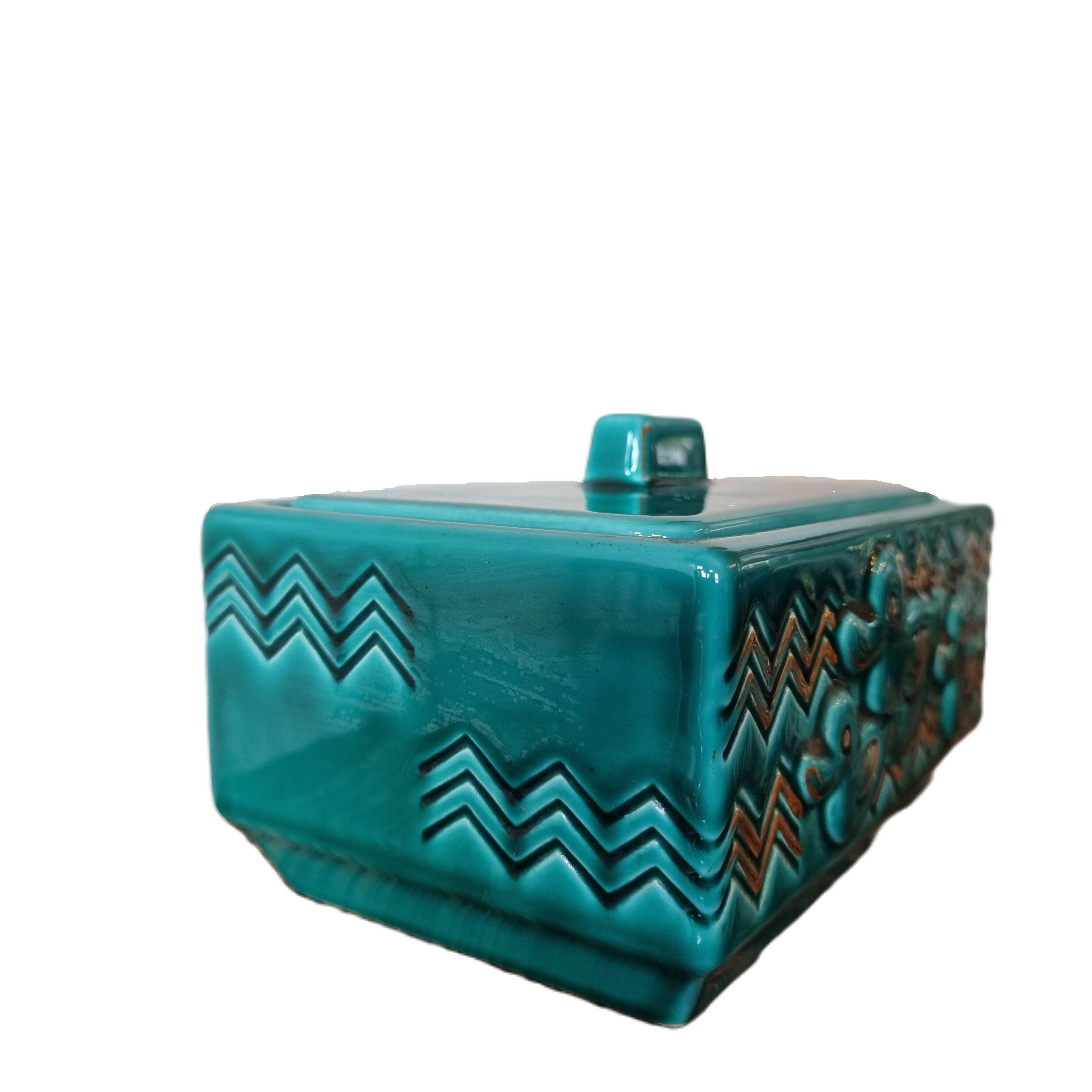 French Art Deco Ceramic Cookie Jar From The 1930s