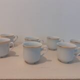 Set of 7 Bohemia cups