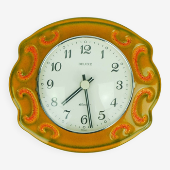 Vintage wall clock kitchen clock kienzle deluxe elomatic herbolzheimer 1960s 70s