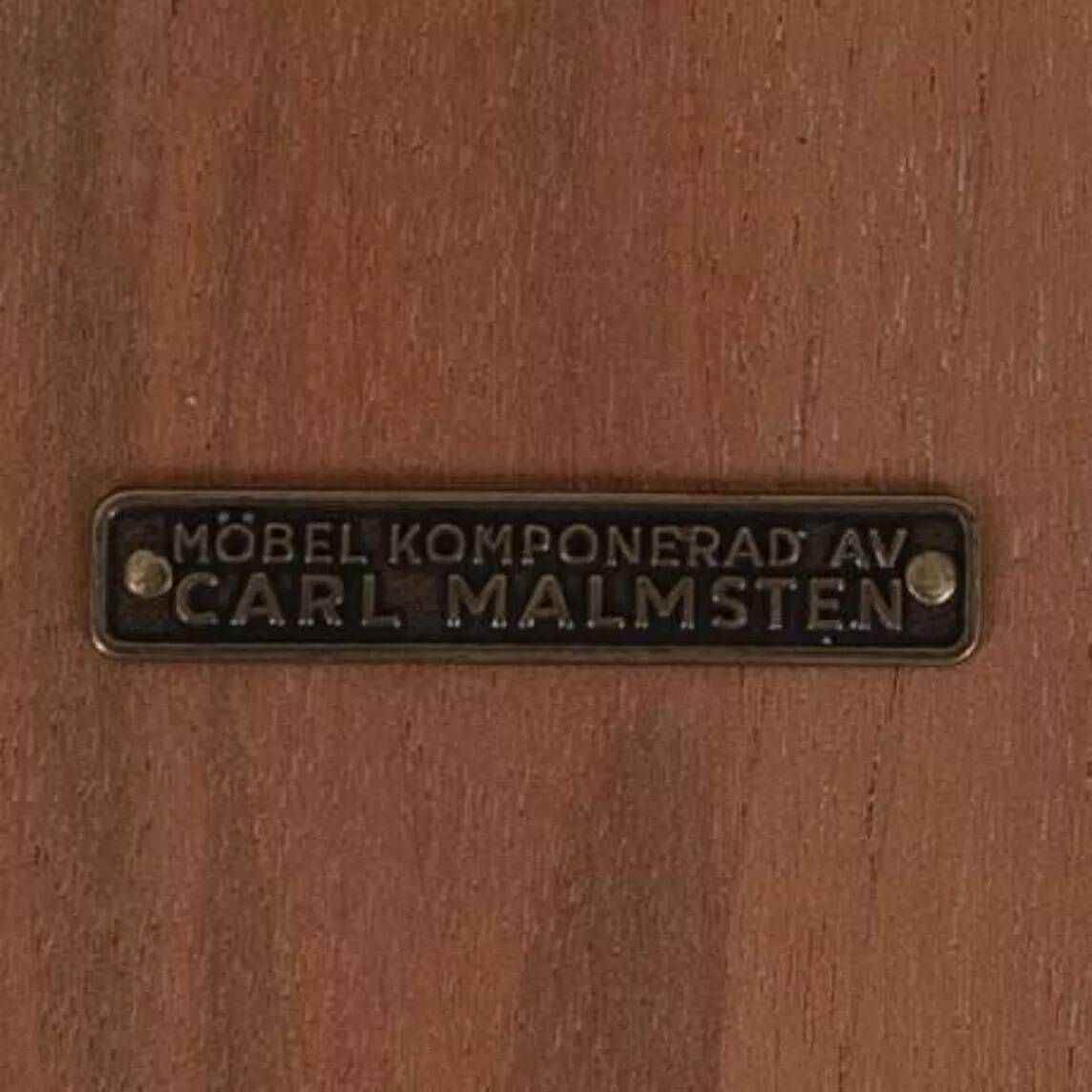 "Ovalen" coffee table in birch stamped Carl Malmsten, Sweden