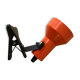 Orange pinch lamp