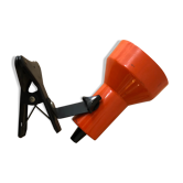 Orange pinch lamp