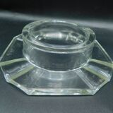 Thick glass ashtray from the 1920s - Octagon