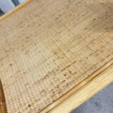 Mid-Century Rattan Nesting Tables