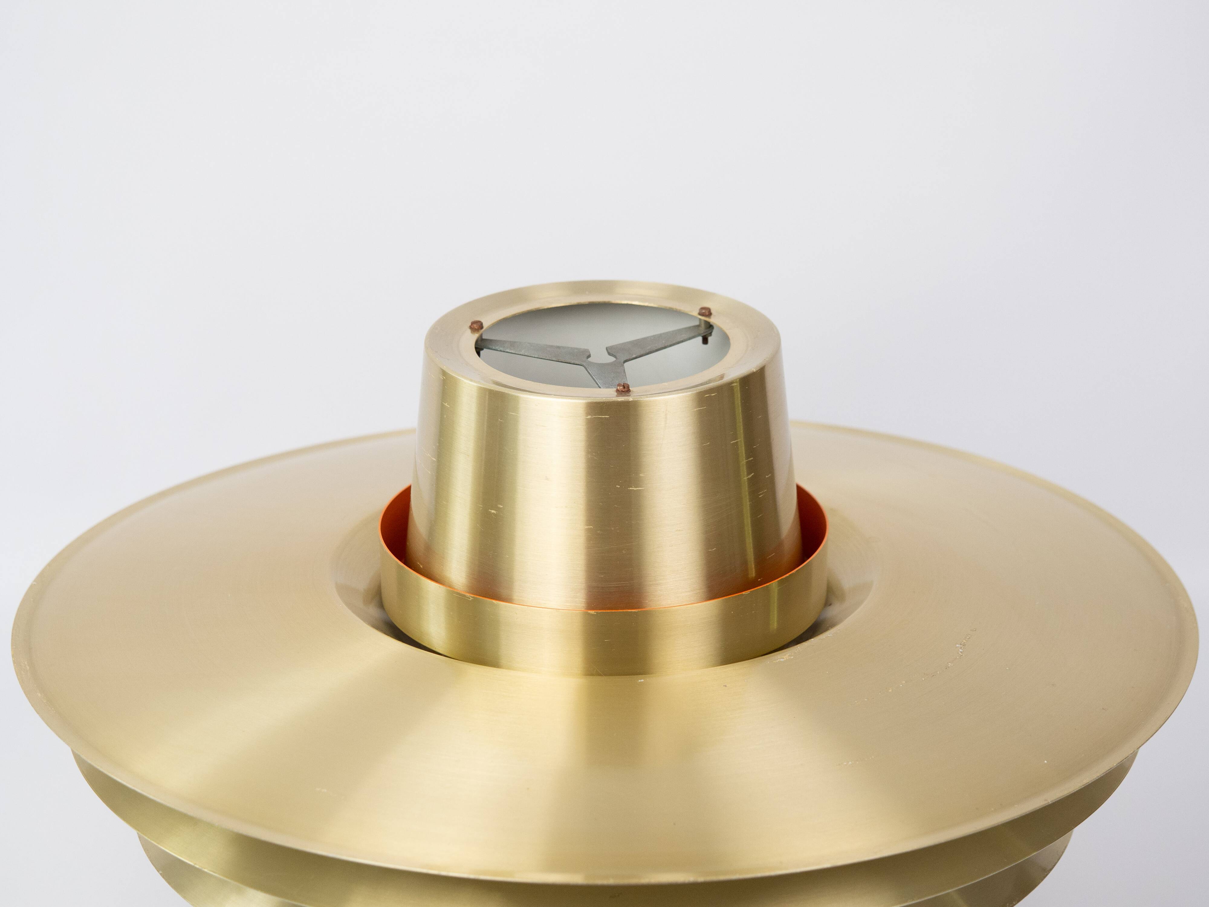 Danish vintage Verona lamp by Svend Middelboe, Lyfa, 1960s