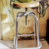 Industrial stool with screw