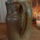 Vintage enamelled stoneware carafe