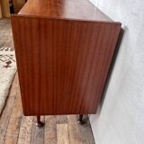 Teak chest of drawers and white formica drawers - 1960s