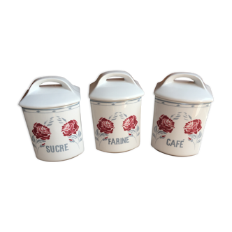 Lot of three spice pots