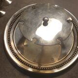 Servant eggcups metal silveré