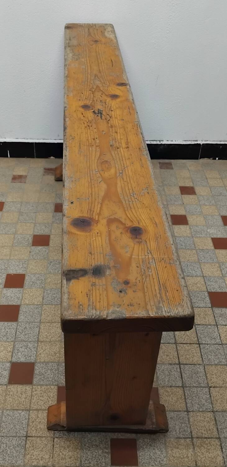 Old small wooden bench