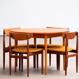 Scandinavian vintage teak table 1960