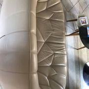 Canapé Ottoman 2 places en cuir