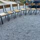 Set of 10 Mullca chairs