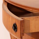 Bar cabinet in light wood attributed to Paolo Buffa, 1940s