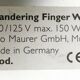 German postmodern wall lamps Wandering Finger by Ingo Maurer for M Design, 1990s, set of 3