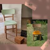 Antique bistro chair pimpée