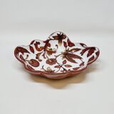 Longwy Cloisonné Enameled Basket Empty Pocket Cup Flowers Fe