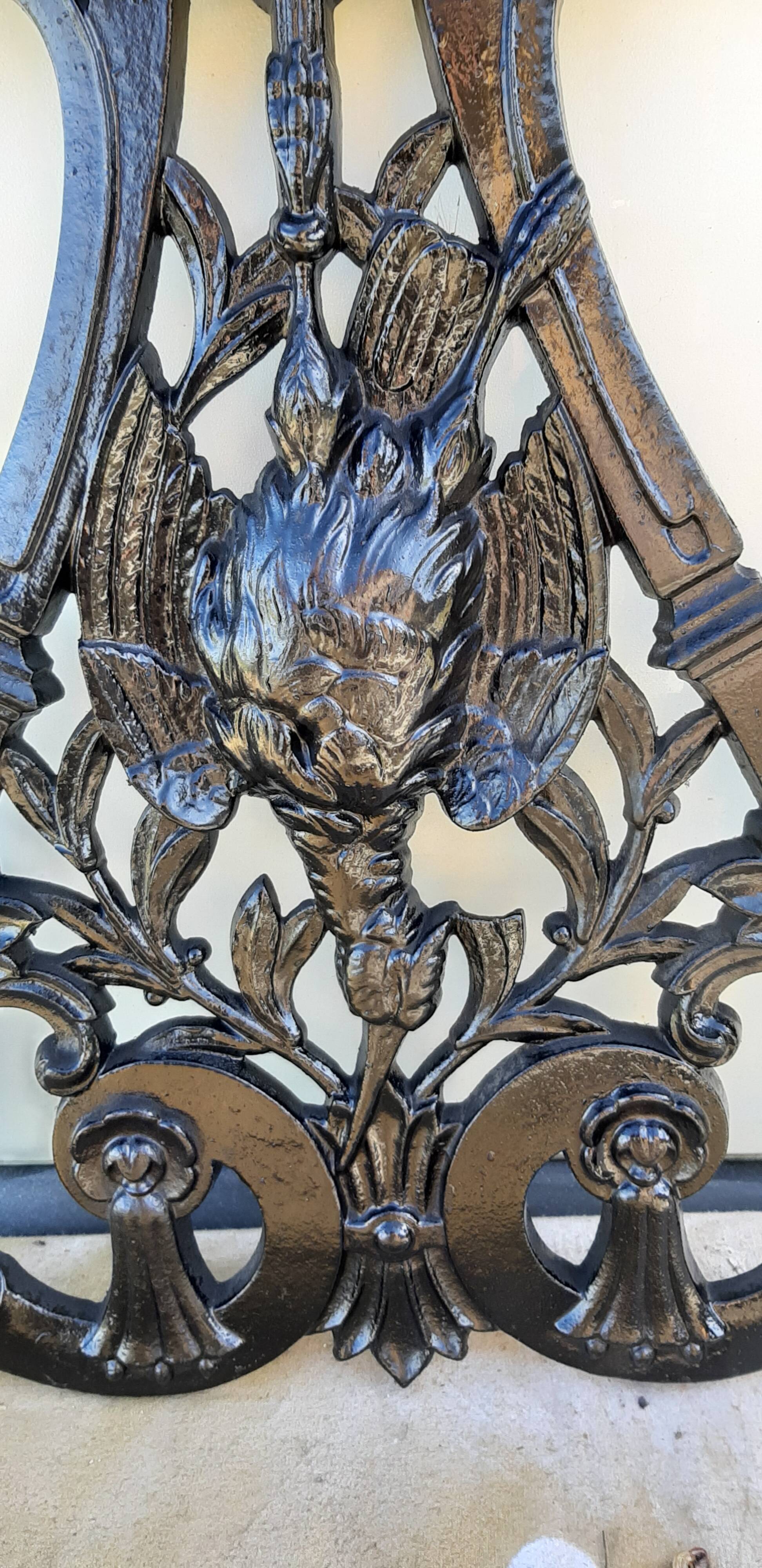 Deco cast iron 19th