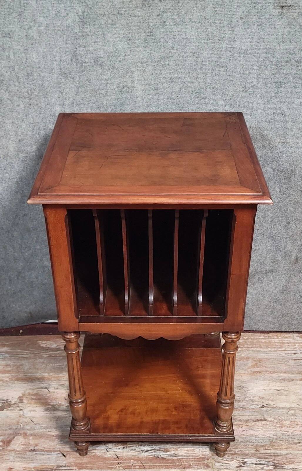 Vintage furniture: 20th-century solid cherry wood music cabinet