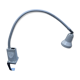 Lampe médicale architecte bras flexible & tête metal blanc