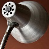 Vintage brushed aluminum desk lamp