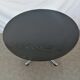 Foot table in chrome cross Souvignet design, made in France 1980