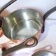 Set of 5 tinned copper pans 211290