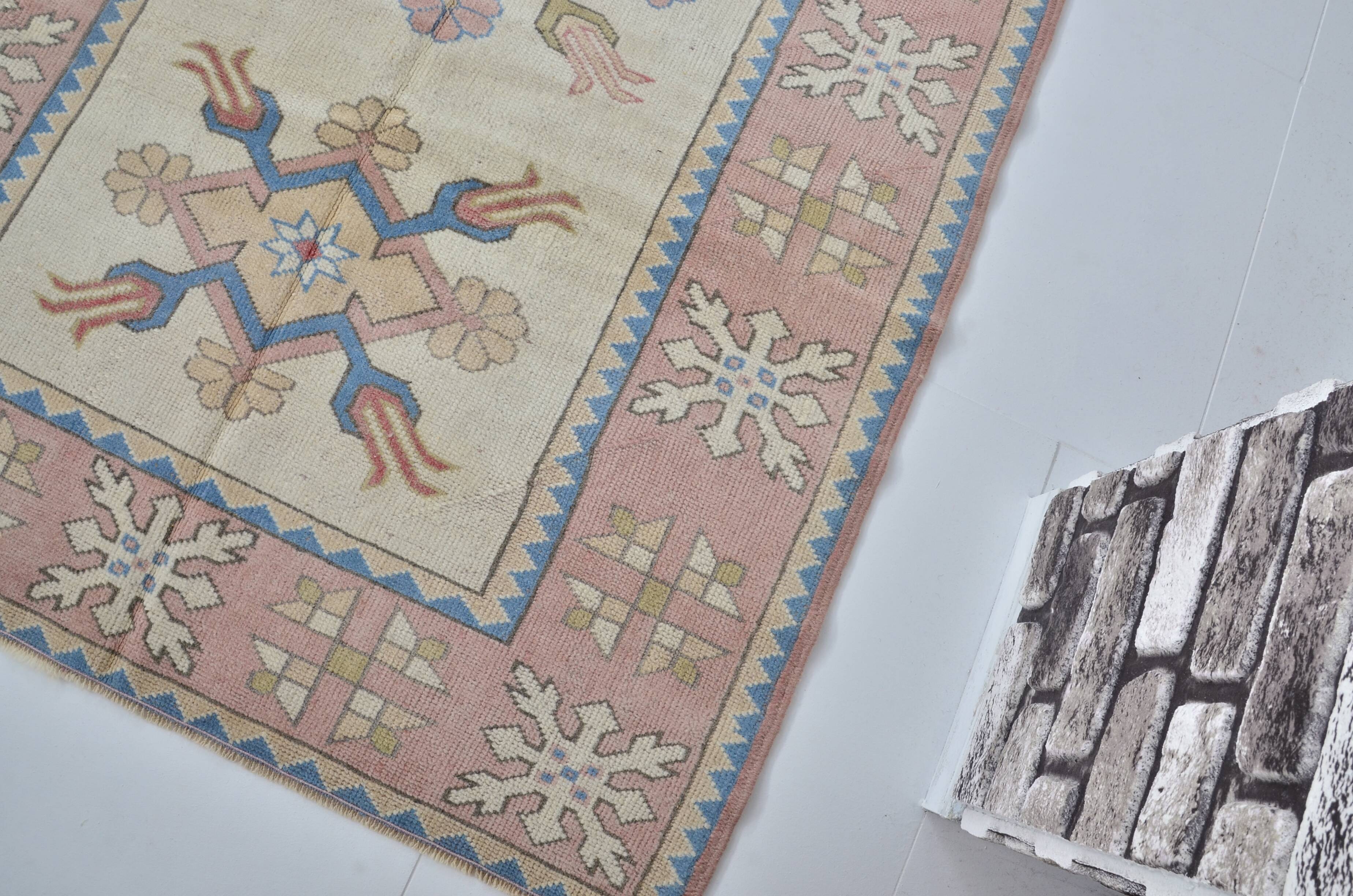 Oushak Handknotted Vintage Rug sku 2413