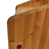 Vintage set of two pine wood bedside tables