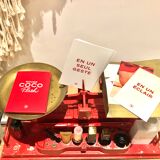 Vintage red kitchen scale