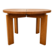 Large extendable table from Maison Regain in solid elm.