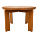 Large extendable table from Maison Regain in solid elm.