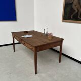 Vintage farm table with 2 large drawers