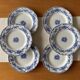6 assiettes en faïence de B W M & Co
