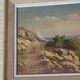 Old painting, Mediterranean calanques