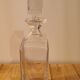 Antique glass spirit decanter with its cap